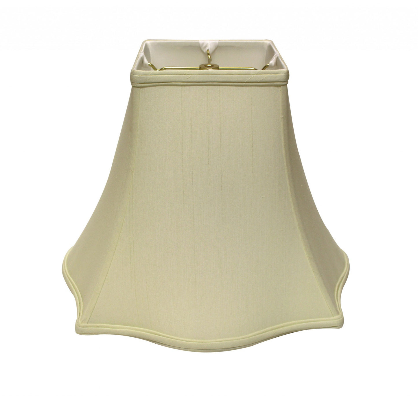 10" Ivory Premium Square Monay Shantung Lampshade